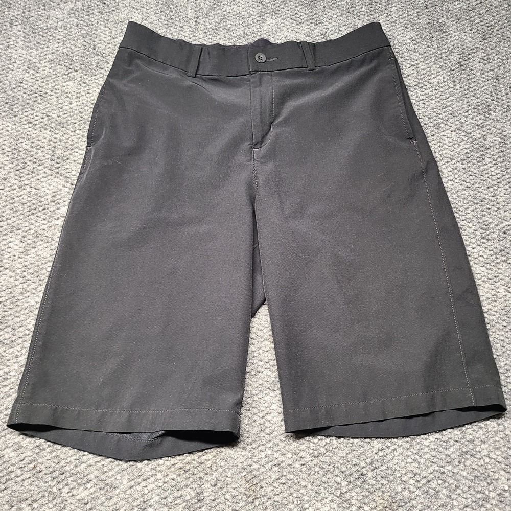Nike Golf Chino Shorts Boys XL Black Performance Stretch Hybrid Outdoor Mid Rise